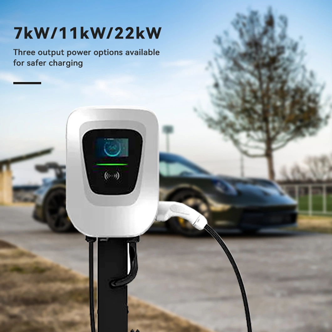 Electric Vehicle 380V Electric Car Charging Station J1772 Charger 7kw Easy Use Chinese EV Charger