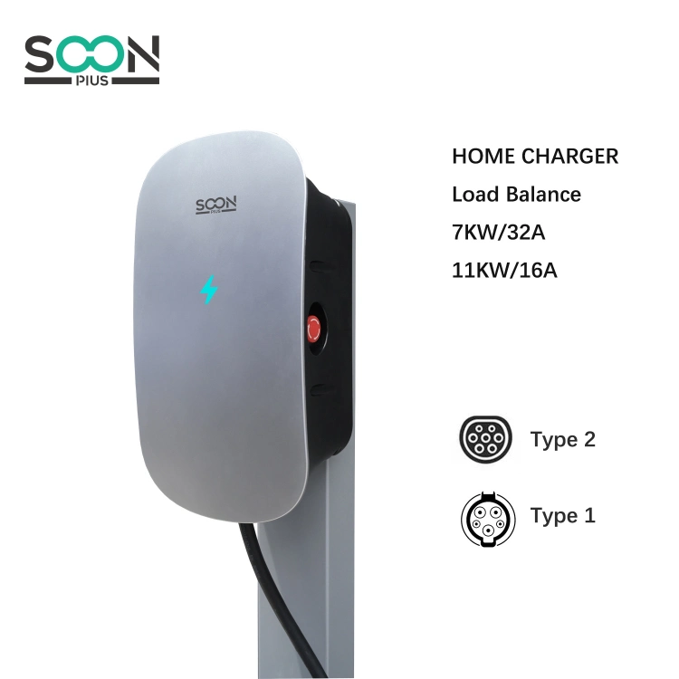 OEM/ODM 16A 32A Electric Wallbox Charger Car Station EV Charge Saej1772 IEC 62196-2 for Home or Commercial