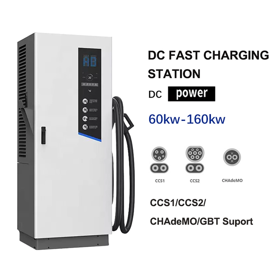 EV Charger Manufacturers CCS Chademo 60kw 80kw 100kw 120kw 160kw Electric Vehicle Car DC EV Fast Charging Station