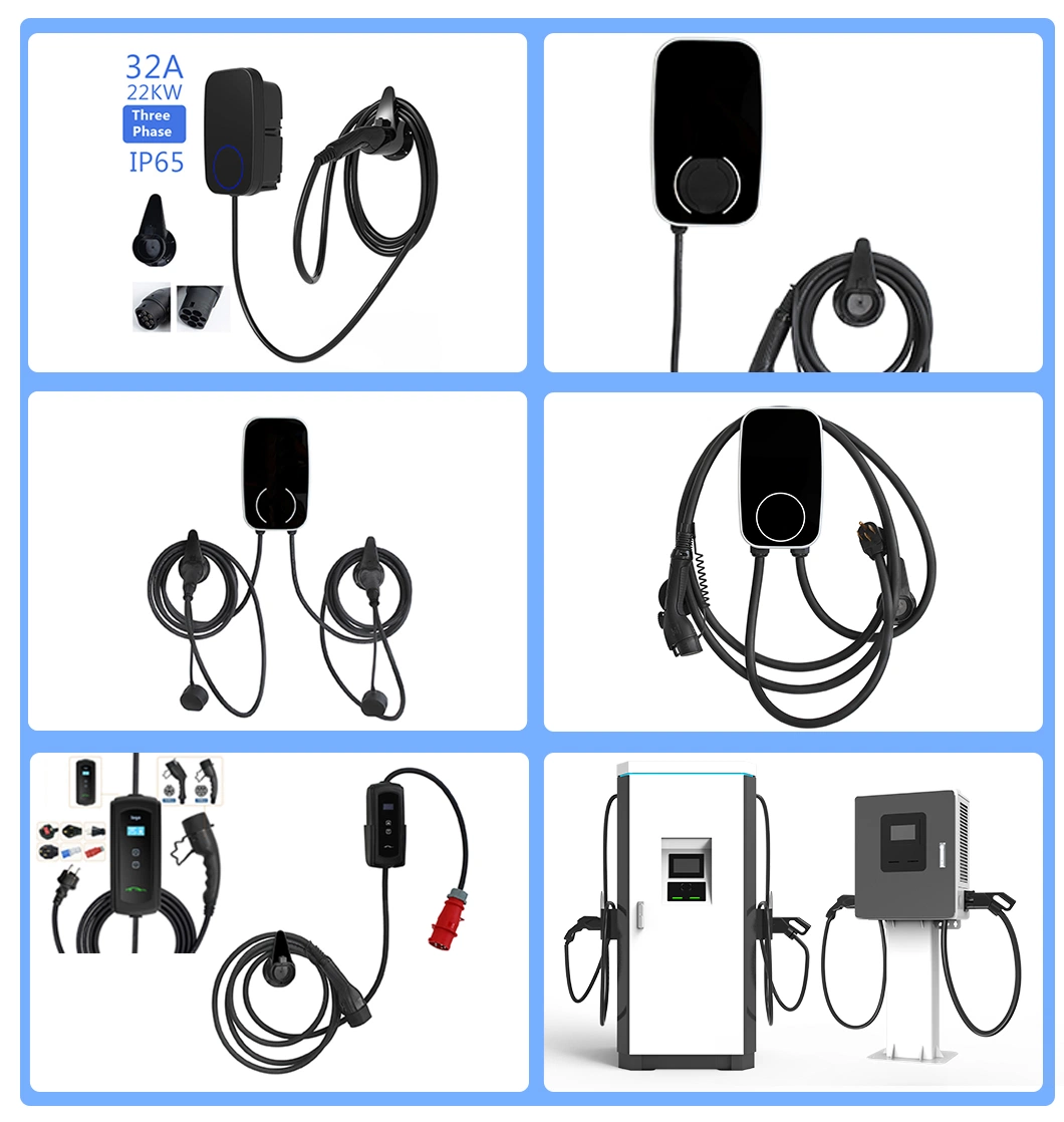 Manufacturer Supply 7kw Electric Car Charging Pile Smart APP Ocpp1.6 EV Charger Station