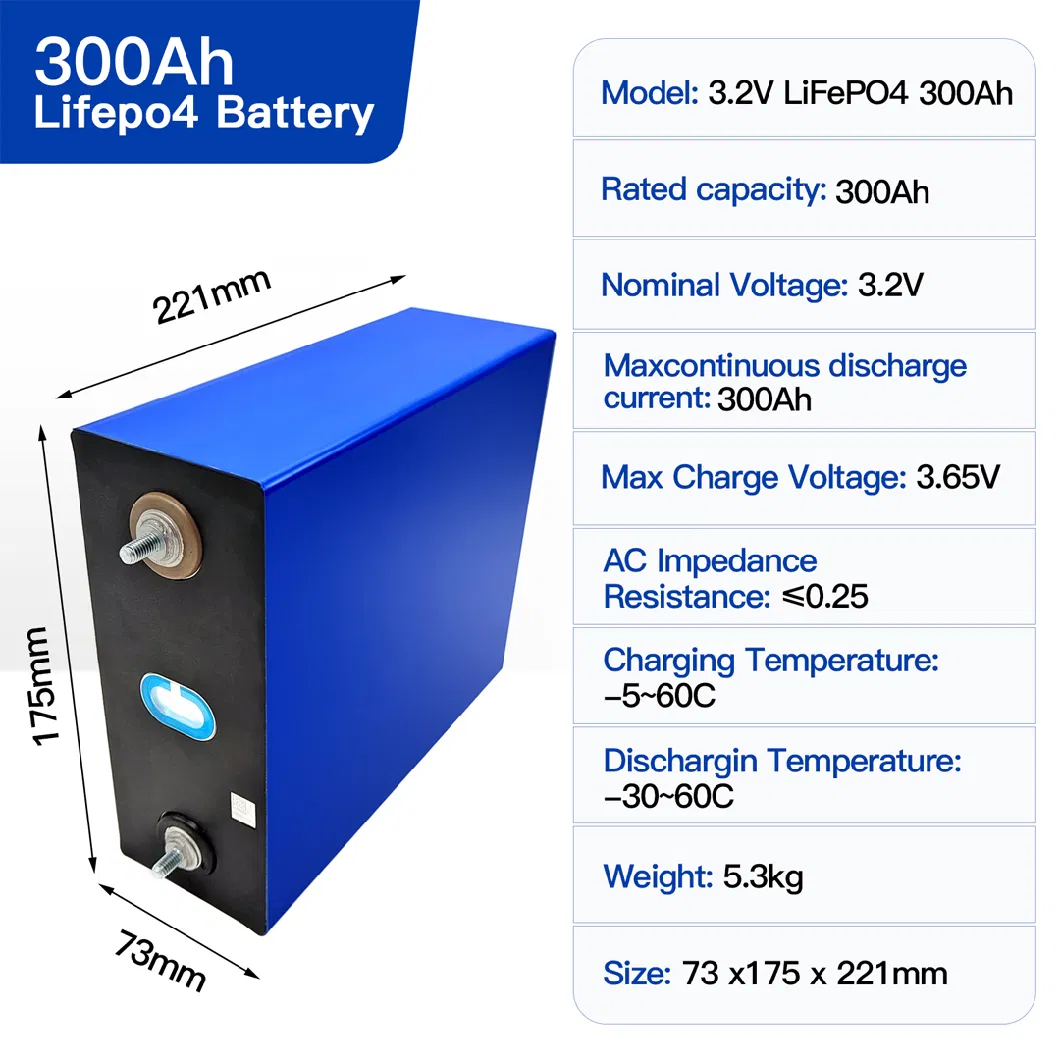 3.2V 21ah Lithium battery Peismatic Cell for Telecom