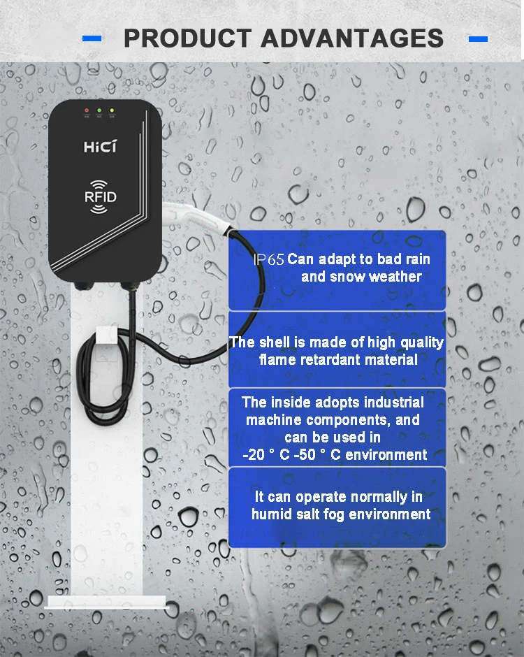 Home EV Charging Station AC Charging Electric Vehicle Charging Point 7kw 11kw 22kw