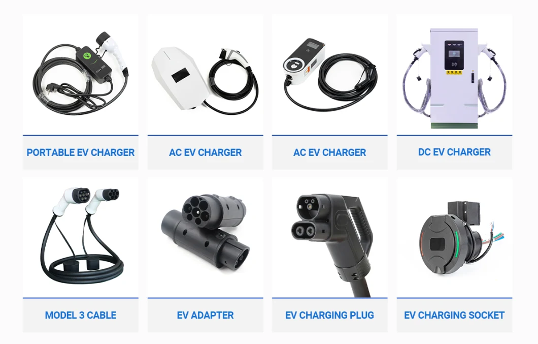 Type 2 Manufacture European 7kw Wallbox Home IP55 7kw EV Charger 1phase IEC 62196-2 Electric Car EV Charging Station