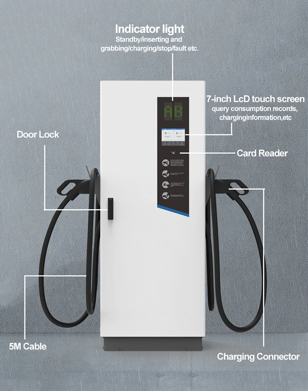 EV Charger Manufacturers CCS Chademo 60kw 80kw 100kw 120kw 160kw Electric Vehicle Car DC EV Fast Charging Station