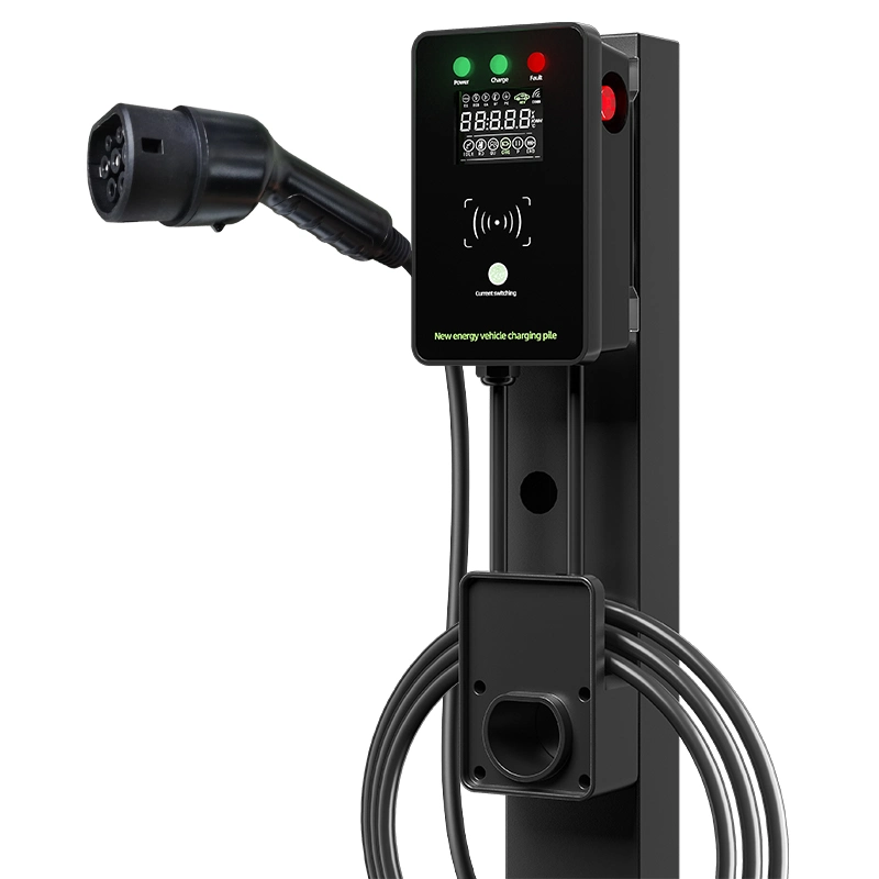 Manufacturers Direct Selling AC Fifth Gear Shift Portable New Energy Electric Car Charging Gun 7kw 8A 12A 16A 24A 32A EV Charging Station Evse Type 2