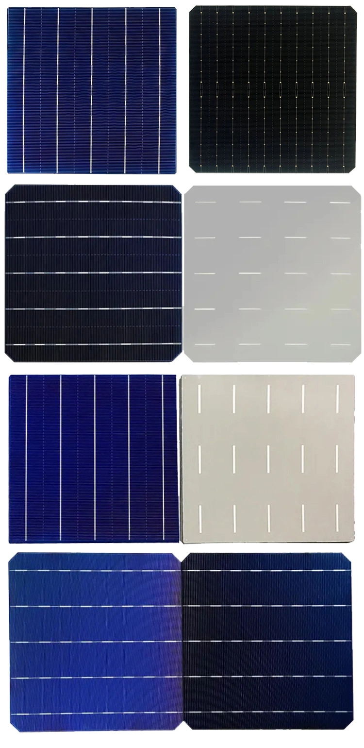 High Quality Wholesale 182mm Solar Cells Sources Solar Cell 5W for Charging Solar Cell 166mm 12bb N Type M6