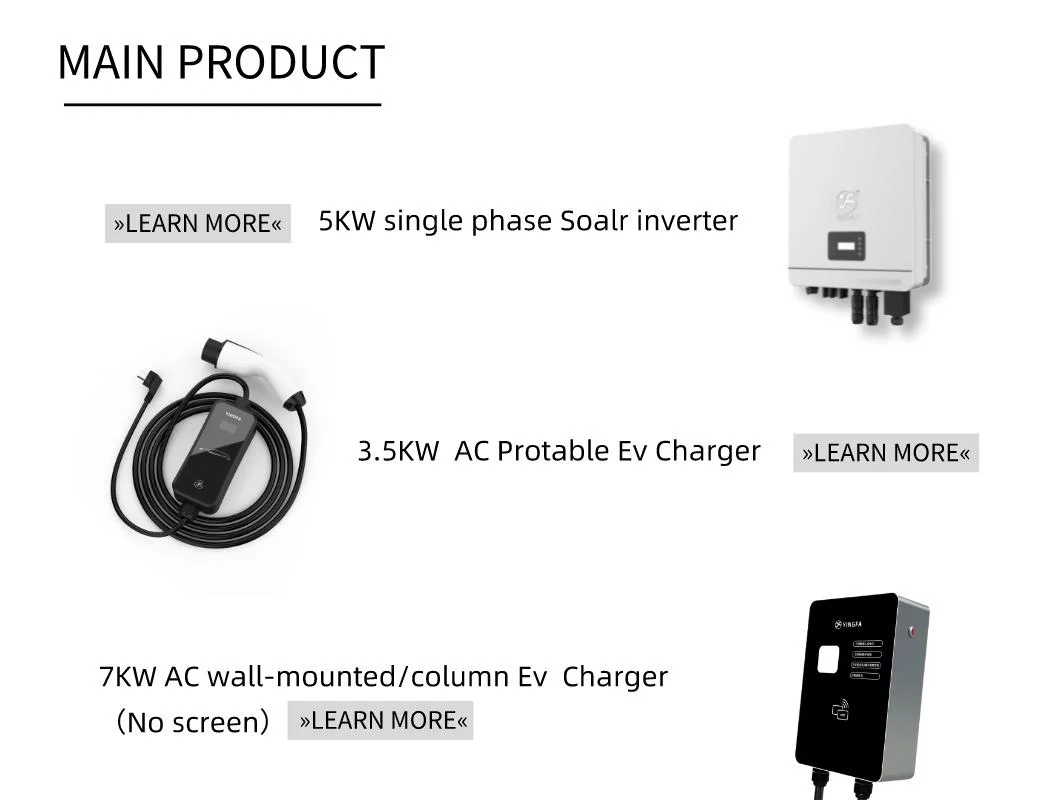 7kw European Standard No Screen AC EV Charging Station Car Charger