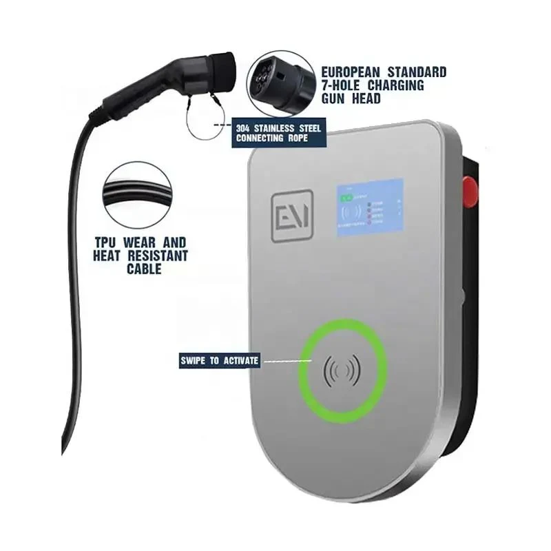 Euro Standard Wall-Mounted 32A (commercial operation version /OCPP1.6/LED display /4G or WiFi) MID Certified Meter (AC+DC6ma leakage) Electric Vehicle Charge