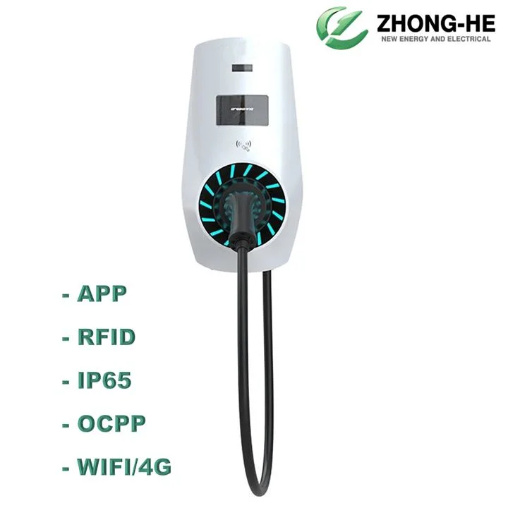 AC 32A 7kw 22kw Wallbox EV Charger Wall Mounted EV Charging Station