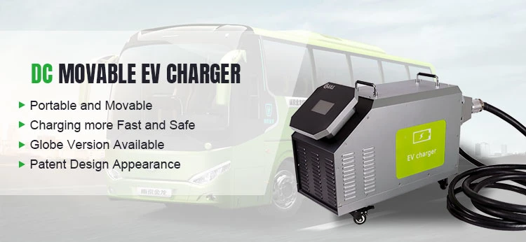 EV Charging Manufacturers 40kw Movable EV Charging Station Fast Charger Portable for Electric Car Level 3-in-1 CE Certified