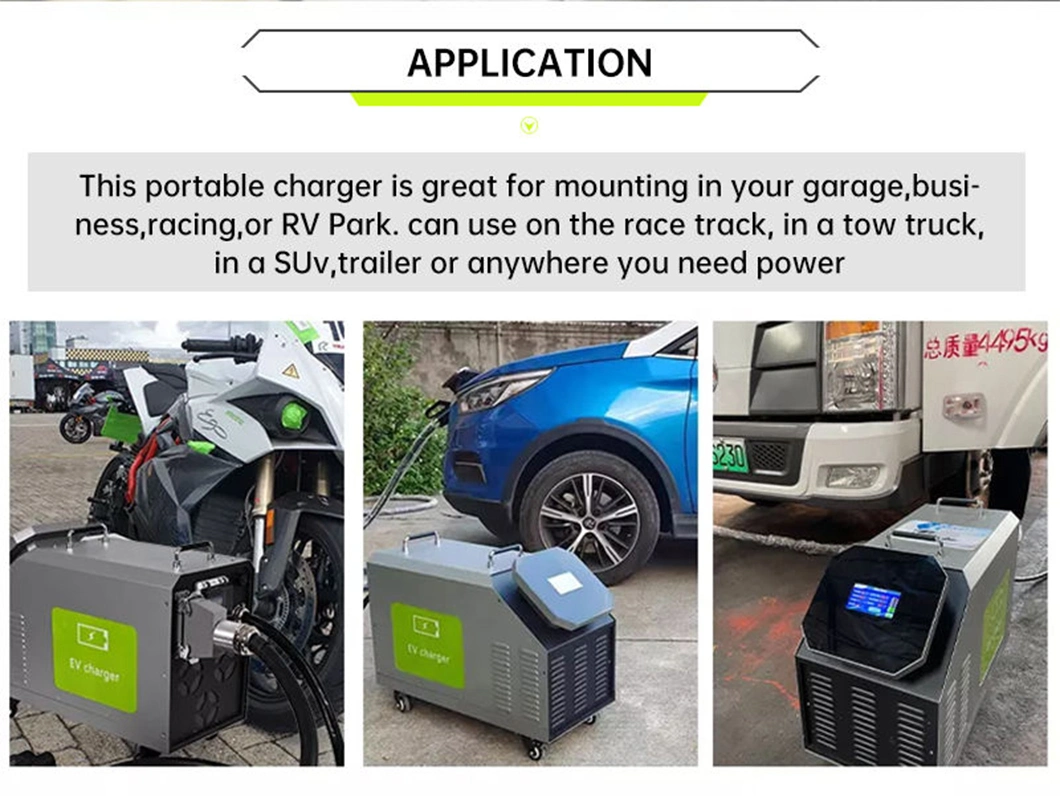 3 in 1 GB/T CCS Chademo DC Fast 30kw EV Charger Portable EV Charger Movable EV Charging Station Manufacturer EV Charging Station