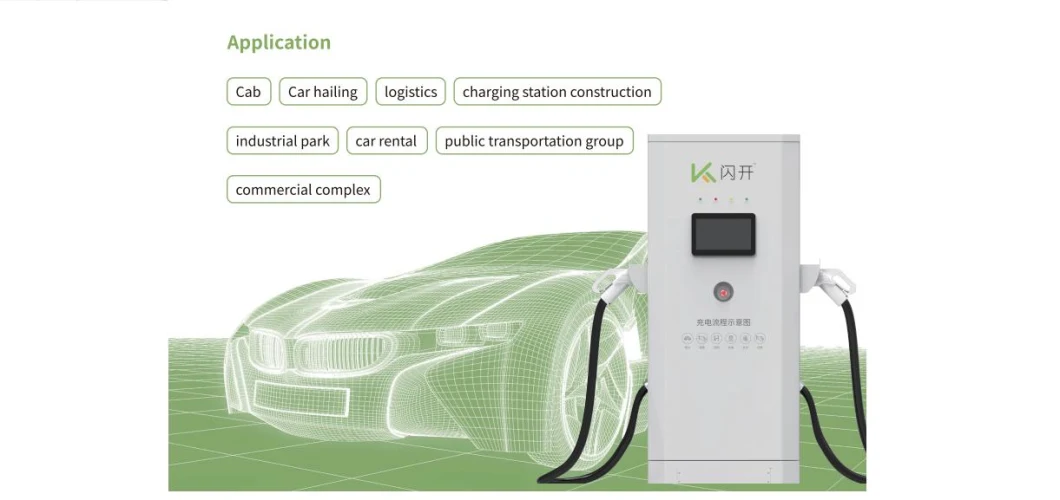 Manufacturer Supply Fast Charging Station 120kw DC EV Charger Station for Commercial Use