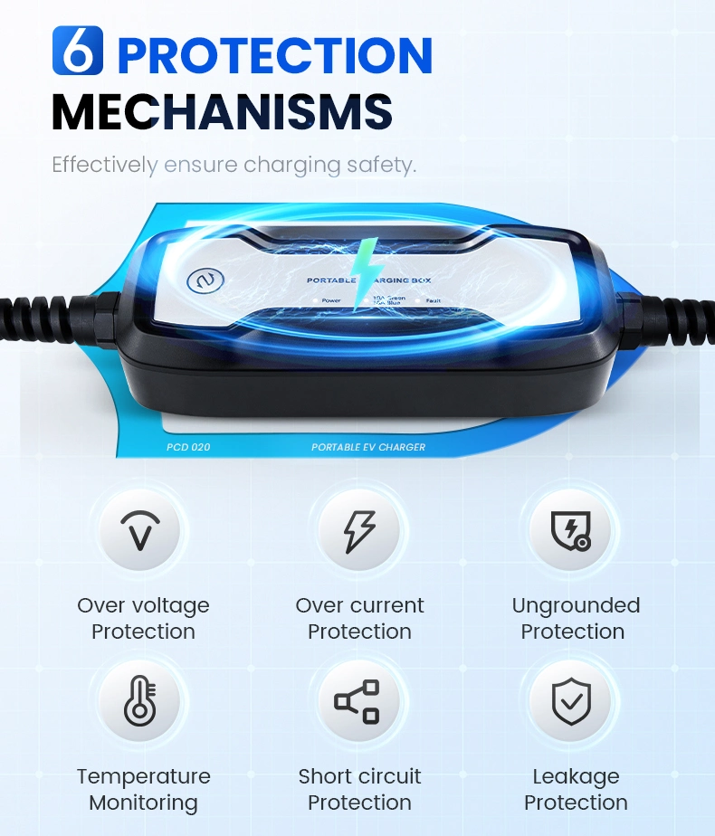 Type 1 Level 2 Charger Charging Box NEMA6-20