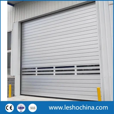 Thermal Insulated High Speed Rolling Shutter Door for Food Factory