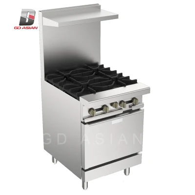 High quality 4 Gas Burner Kitchen Equipment Gas Cooking Range with ETL