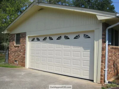 Three Layer Residential Garage Door with Good Quality and Price Equipped with Strong Torsion Spring