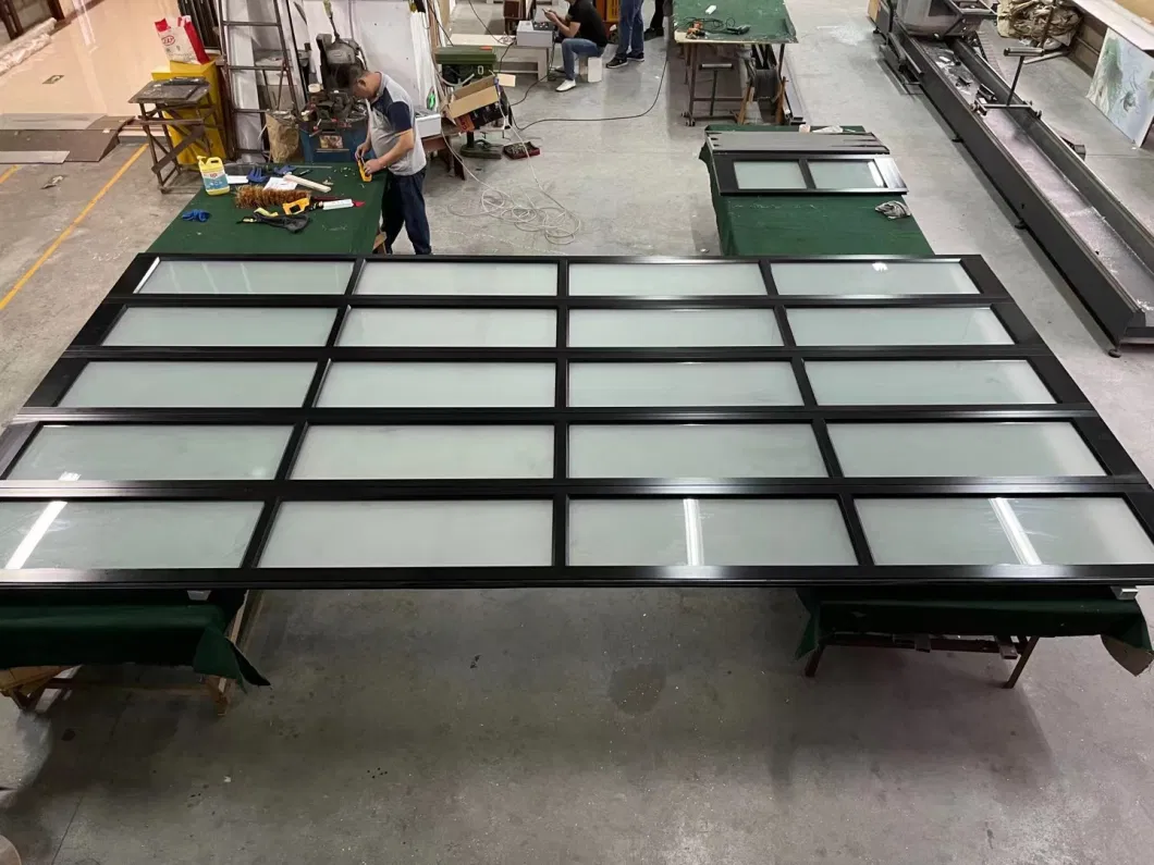 Aluminum Frame with Glass Door for Garage and Warehouse Wholesale Price