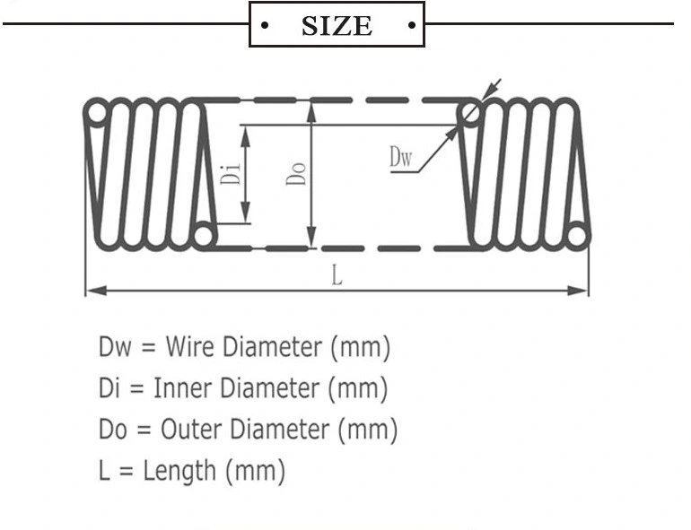 Customized Made Hot Sale Door Lock Double Hook Adjustable Extension Springs