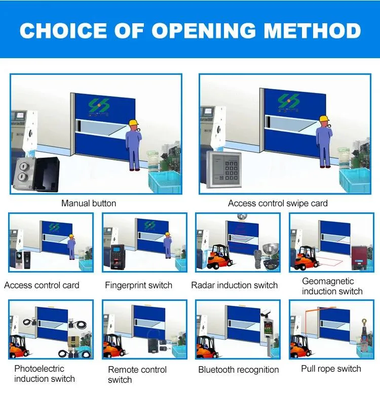 Industrial High Speed Rolling Door Automatic Door (HF-K54)