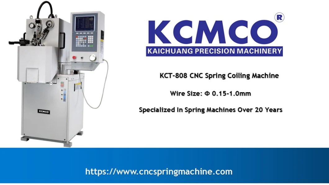 KCMCO KCT-808 Easy operation Automatic CNC spring coiling machine