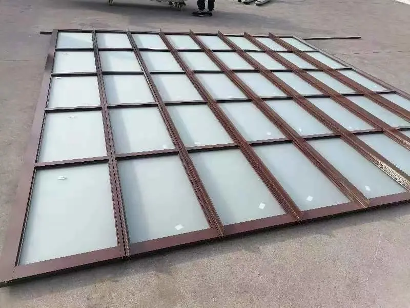 Aluminum Frame with Glass Door for Garage and Warehouse Wholesale Price