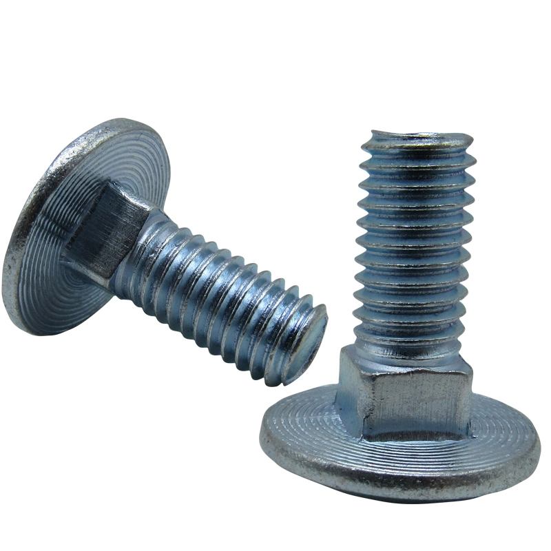 Stainless Steel Coach Screws DIN 603 Hot DIP Zip Garage Door Smooth Carriage Bolt