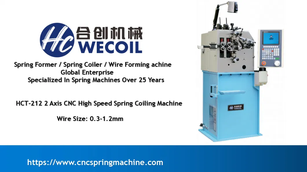 WECOIL HCT-212 High Speed Small wire spring coiling machine