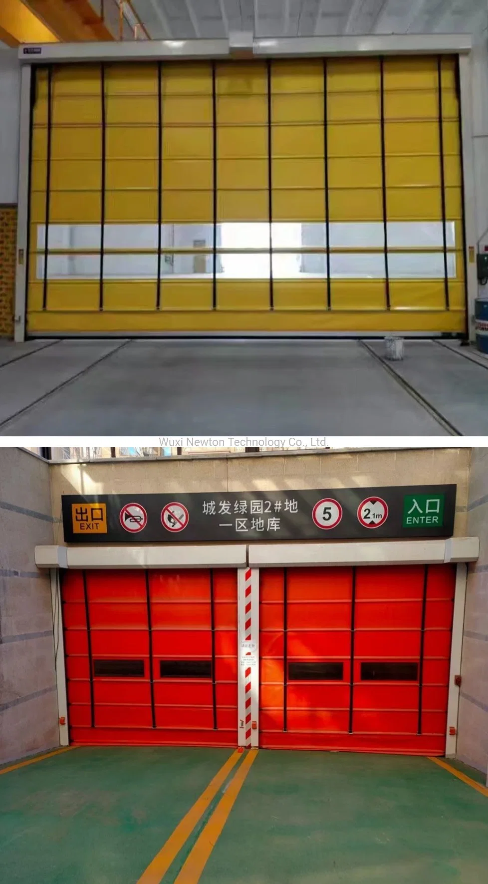 Security Overhead Aluminum Rapid Turbine Hard Metal Fast Rolling Door