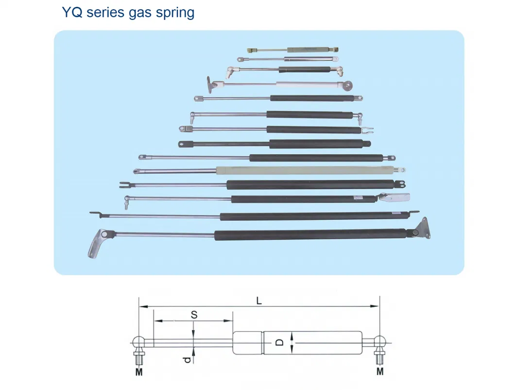 Factory Made Support Customization Heavy Lockable Spring Gas Lift with Wholesale Price Gas Springgas Spring Strut