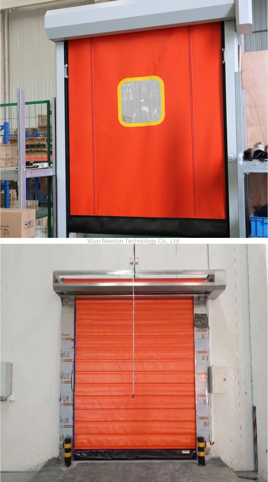 Security Overhead Aluminum Rapid Turbine Hard Metal Fast Rolling Door