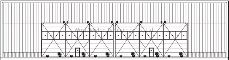 Large Building Workshop Aircraft Security Steel Sliding Wide Hangar Doors