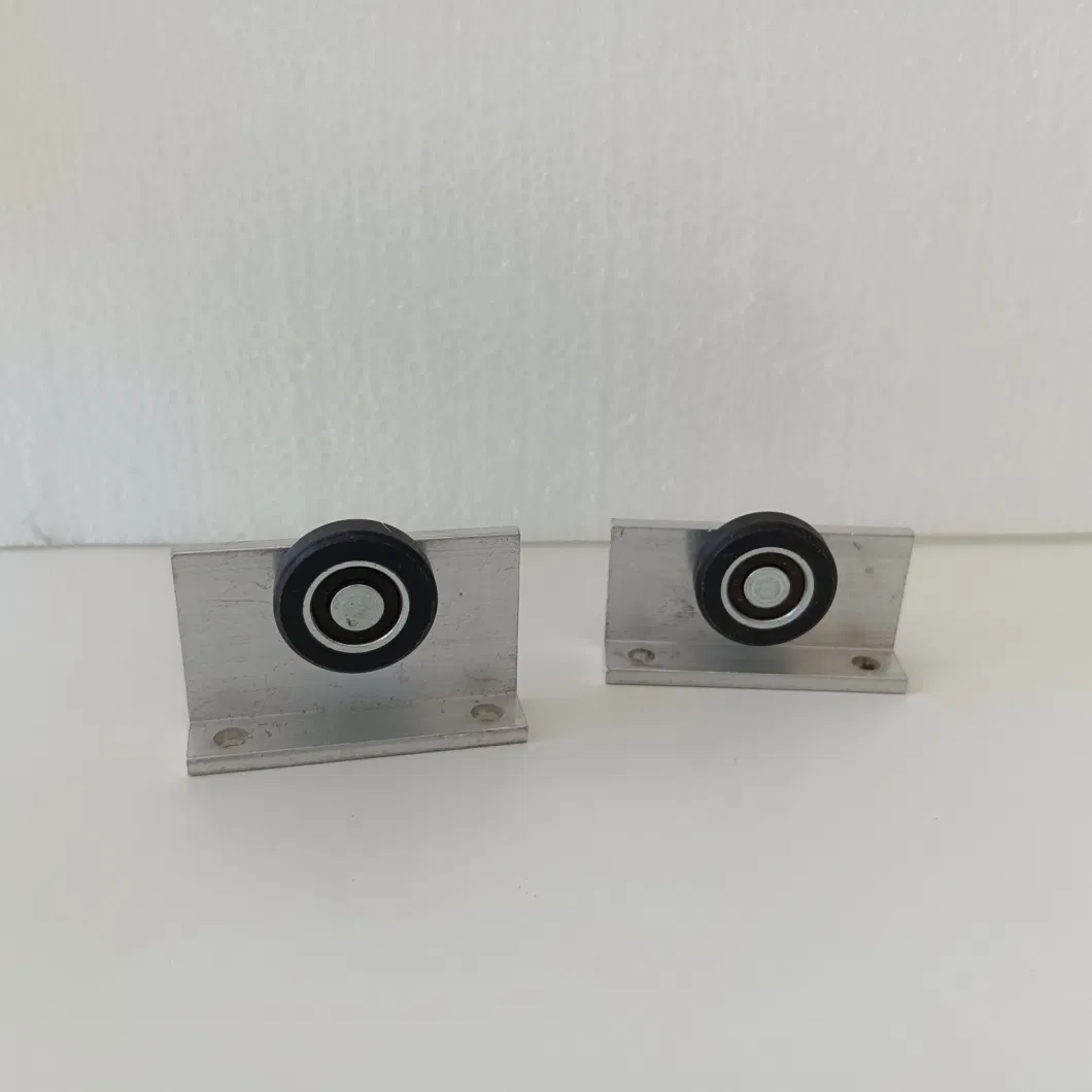 Single Roller Wheel Nylon Gate Pulley Aluminium Windows Rollers with Ball Bearings