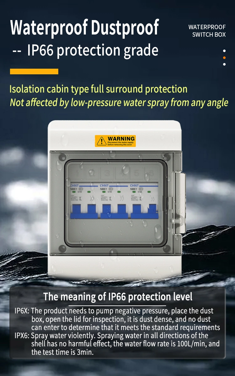 Phpc-18 Direct Supply From Chinese Factories 18 Way PC IP66 Waterproof Electrical Size of Power Distribution Board