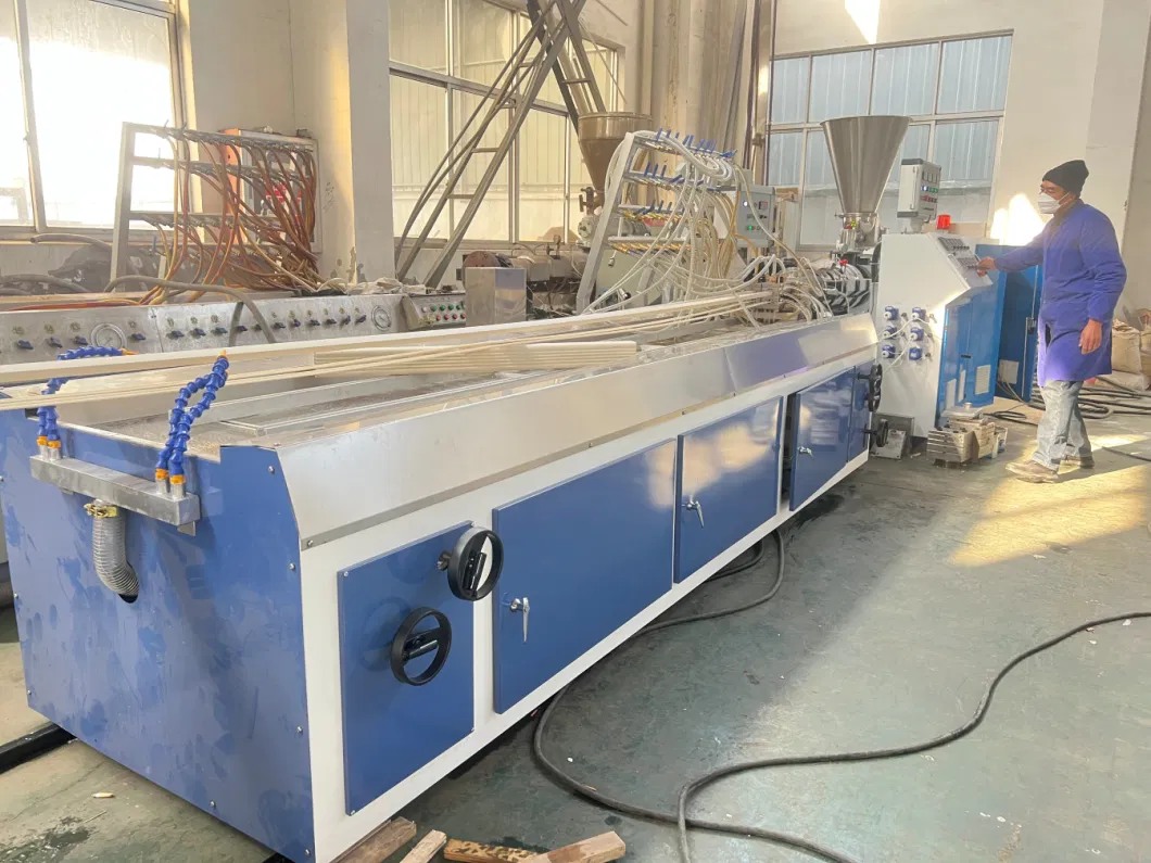 Qiangsheng Plastic Electrical Cable Tray Wiring Duct Channel Wire Casing Profiles Extruder Production Line PVC Trunking Extrusion Making Machine