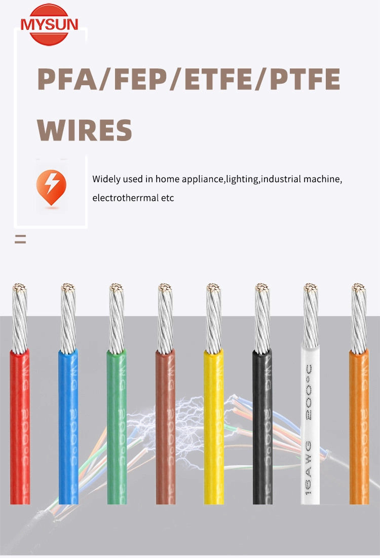 FEP Wires High Temperature Cables Electric Wire Insulated Cable Price