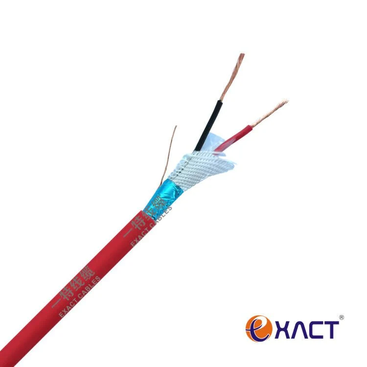 ExactCables Red Fire Alarm Cable KPSng (A)-FRLS 1*2*1.0 Bare Copper