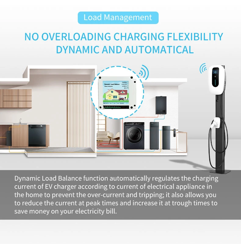 40A Home Level 2 EV Charger Charging Station with NEMA 14-50 Plug