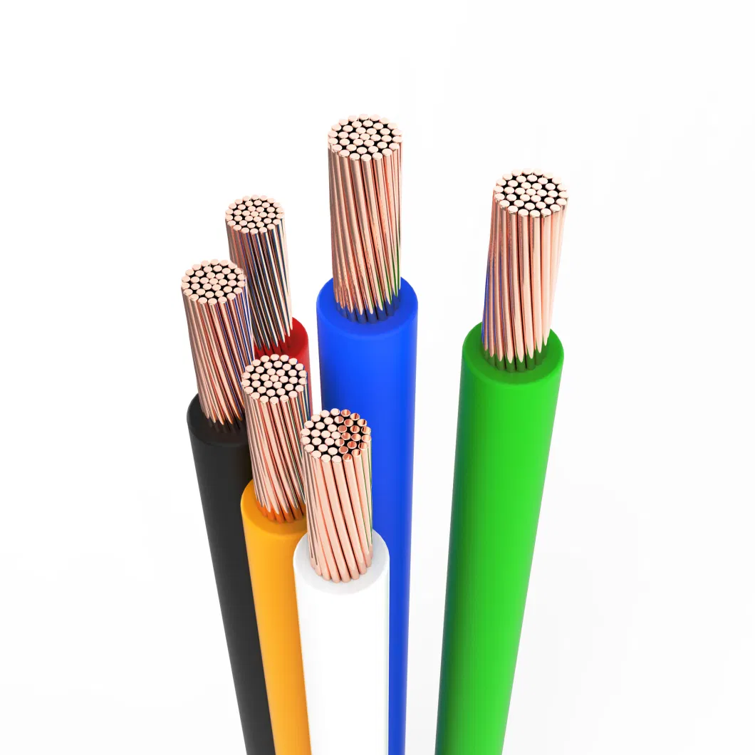 1.5 mm 2.5mm 4mm 6mm Flexible Copper Single Core Electrical Cable