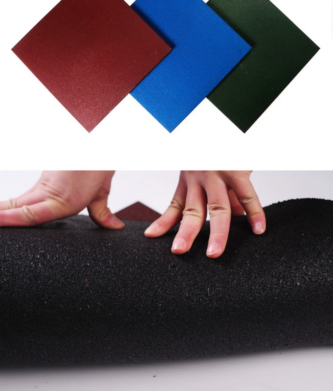 No Smell SBR Shockproof Outdoor Floor Mat Rubber Carpet