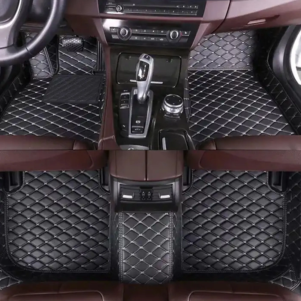 3D Customized Waterproof Leather Anti-Slip Car Floor Mats for KIA / Toyota/Honda/BMW