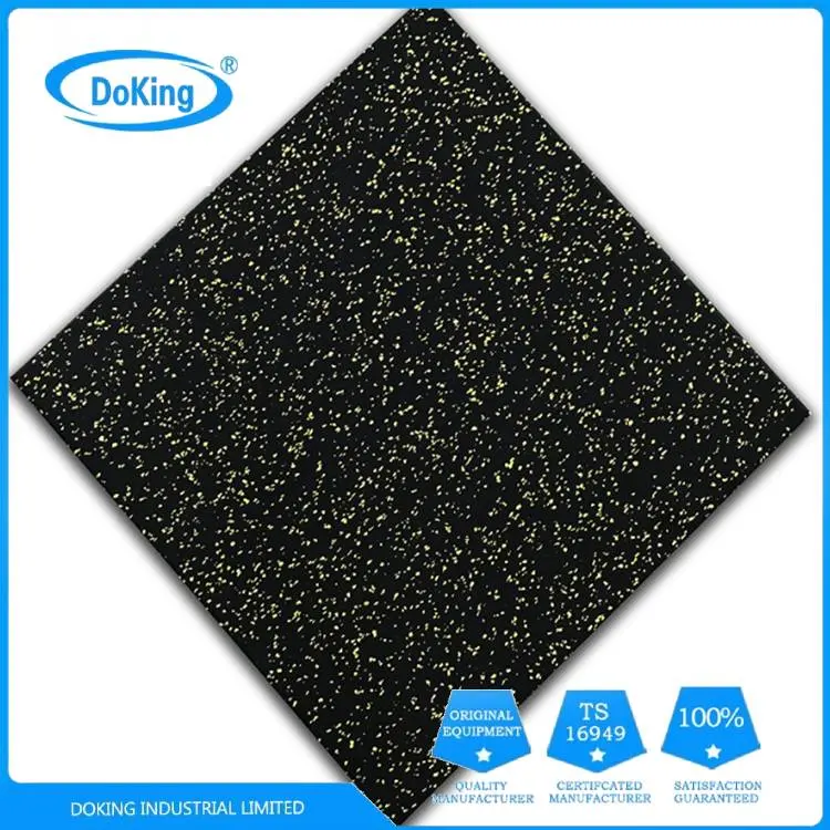 Noise Reduction 20mm Home Gym Floor Mat Rubber Matting