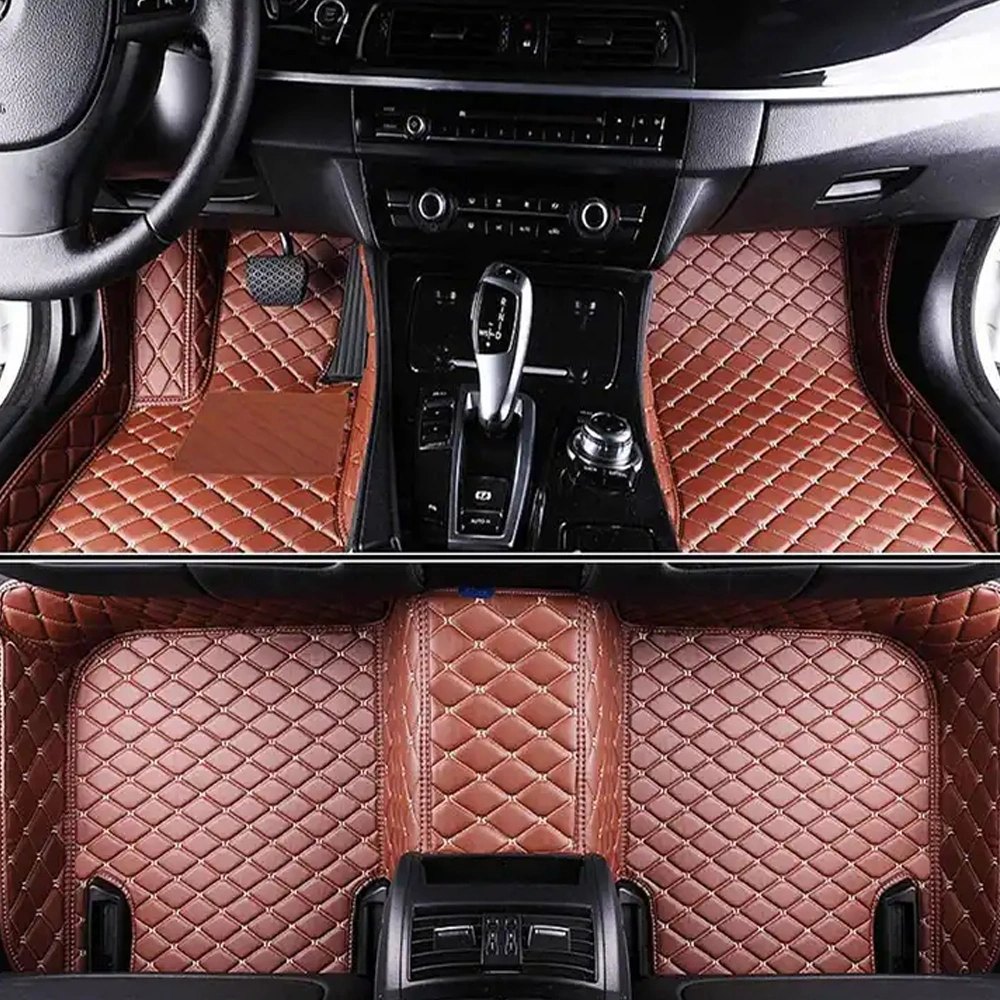 3D Customized Waterproof Leather Anti-Slip Car Floor Mats for KIA / Toyota/Honda/BMW