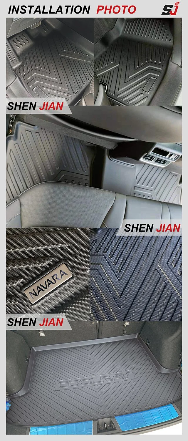 High Quality Interior Accessories Custom-Fit TPV Car Floor Trunk Foot Mat for Mitsubishi 2020-2021 Pajero/Montero