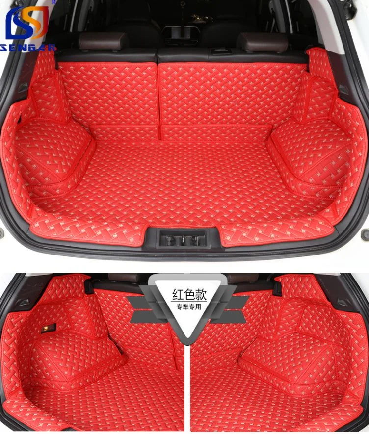 2023 New Design High Quality All Round PU Leather Trunk Mats