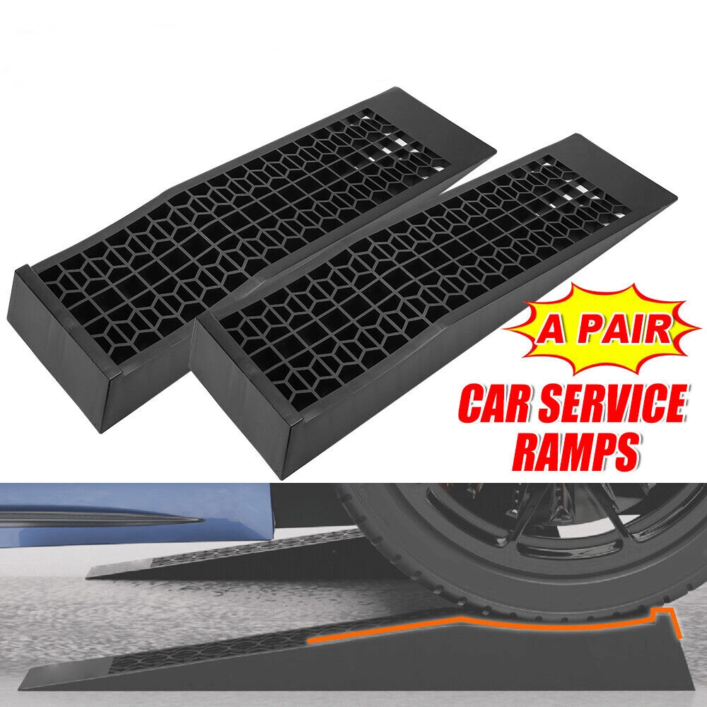 Heavy Duty Car Ramps (Vehicle Plastic Automotive Garage Workshop SUV)