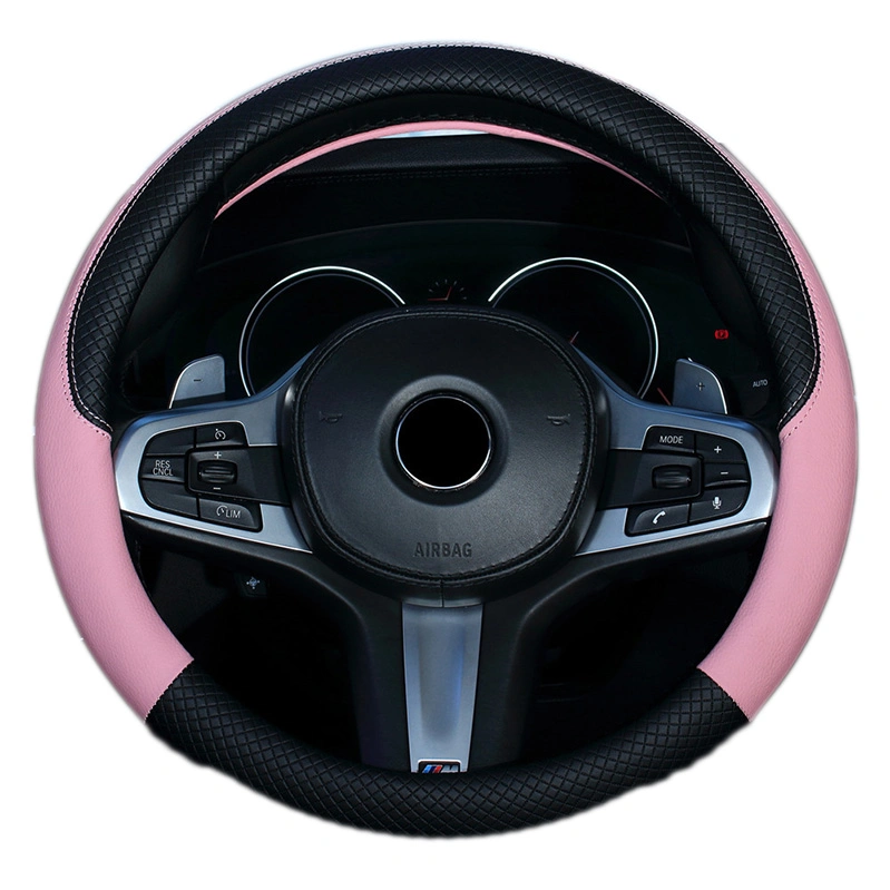 Universal Accessories Custom for Bling Crystal Pink Manufacturer Supply Sublimation Soft Neoprene Car Steering Wheel Cover