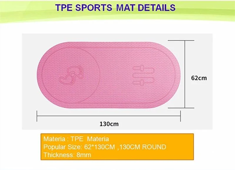 Non-Slip Fitness Exercise Mat, Ultra Durable Home Indoor Gym Flooring, Skipping Mat