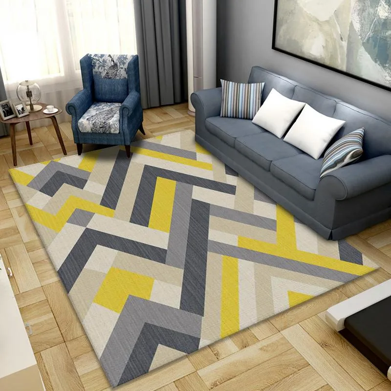 100% Polyester Carpet Living Room Rugs Mat