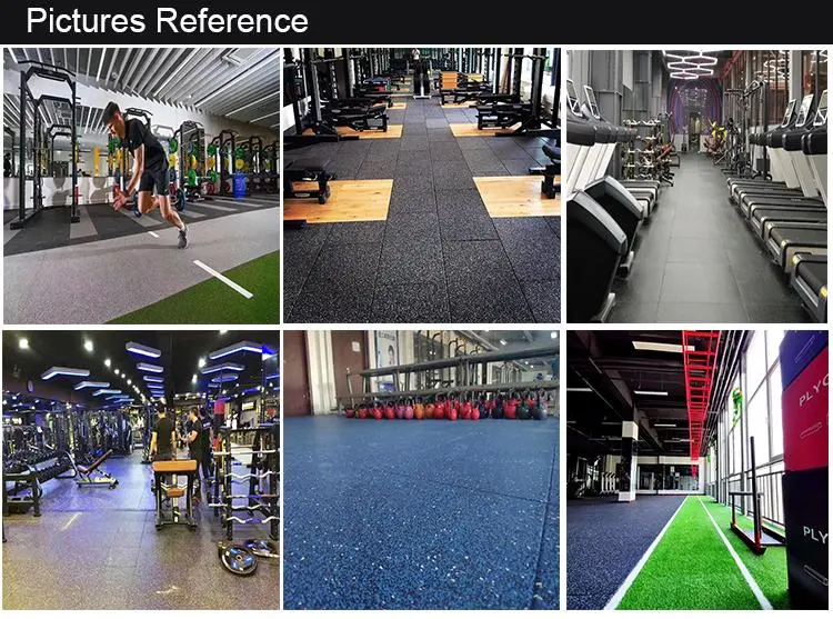 Outdoor Indoor Rubber Tiles Mats Carpet Gym Playground EPDM Fitness