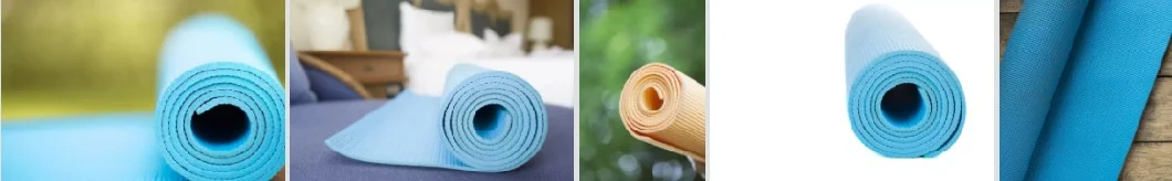 Custom 6mm High Quality Organic Eco Friendly Recycle Durable Double Color TPE Yoga Mat